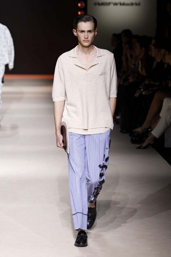 Abanicos españoles de Abanicos Madrid en la Mercedes-Benz Fashion Week Madrid